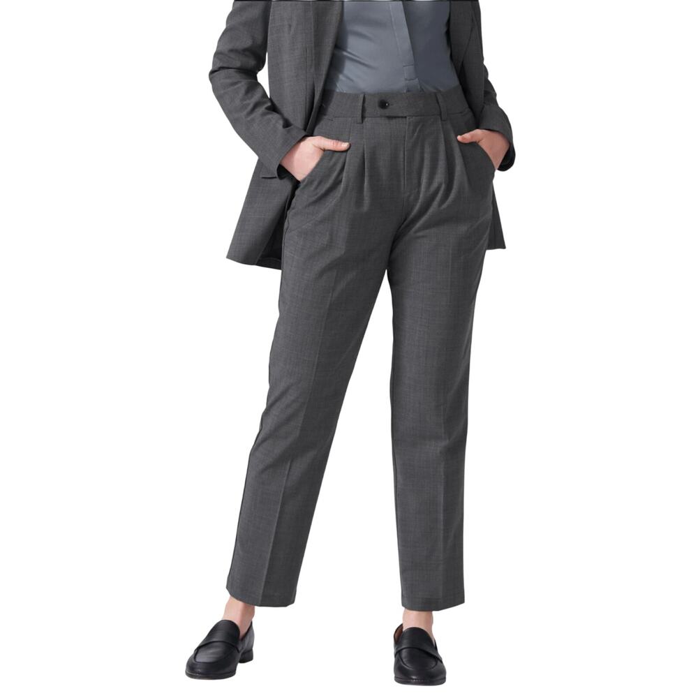 Universal Standard Silvia Slim Cut Wool Trousers 38 NWT Gray Wool Women's Pants